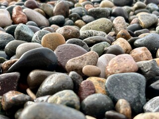pebbles on the beach