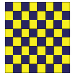 Vibrant Yellow and Navy Blue Checkerboard Grid