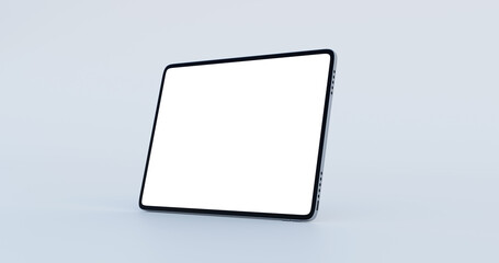Modern tablet rotation design presentation