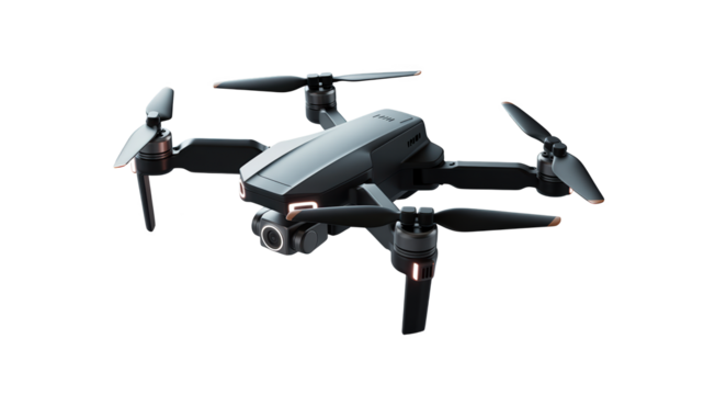Sleek modern drone for aerial photography and videography