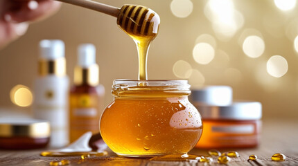 Honey is a natural humectant in moisturizers