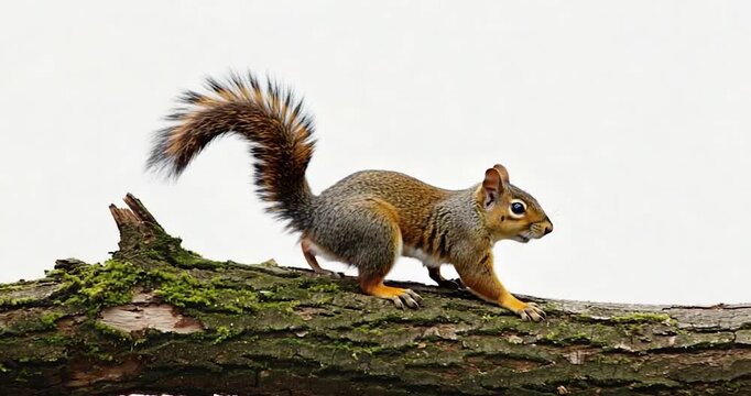 Squirrel on branch