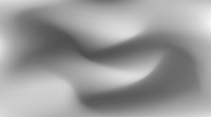 A sleek abstract background featuring a gradient of soft grays and whites, creating smooth, flowing shapes and a modern, minimalist aesthetic for versatile design applications