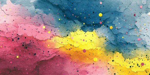 watercolor abstract artwork showcasing a blend of at an art studio during afternoon hours