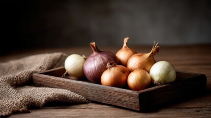 Dark and Moody Food Styling with Fresh Brown Onions