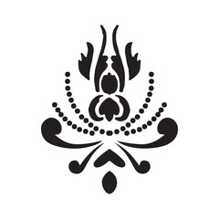  Elegant Floral Ornament Vector Design
