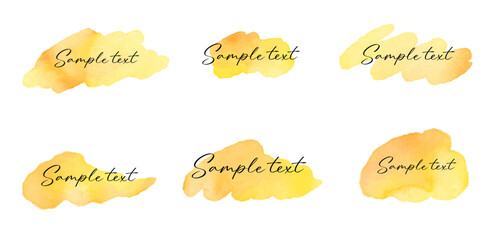 にじんだ水彩の背景