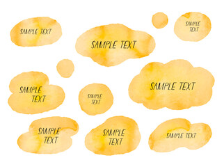 にじんだ水彩の背景