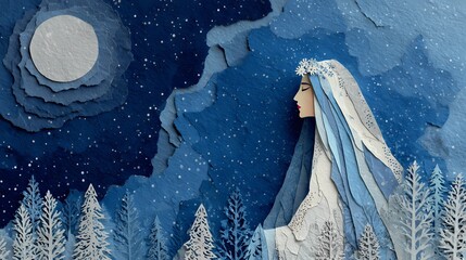 A haunting Slavic nun stands in silence, her presence bridging faith, myth, and the darker side of spirituality.