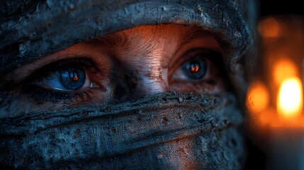 A haunting Slavic nun stands in silence, her presence bridging faith, myth, and the darker side of spirituality.