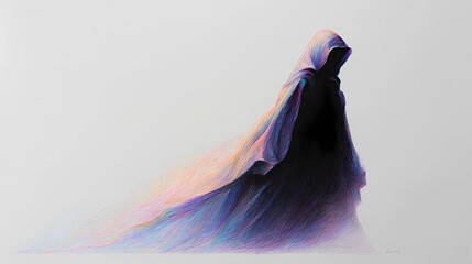 A haunting Slavic nun stands in silence, her presence bridging faith, myth, and the darker side of spirituality.