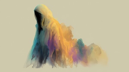 Gothic-style Slavic nun captured in dim ambience, evoking themes of devotion, solitude, and eerie grace.