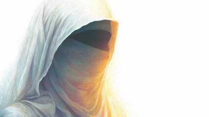 Gothic-style Slavic nun captured in dim ambience, evoking themes of devotion, solitude, and eerie grace.