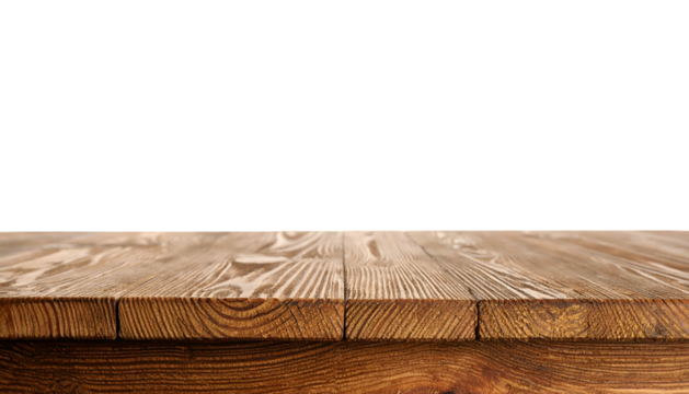 A detailed close-up shows a wooden surface with visible grain against a black backdrop