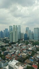 Jakarta, Indonesia &ndash; October 13, 2025: A cityscape view of Indonesia capital city Jakarta