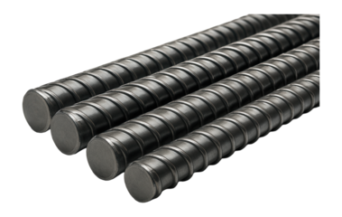 Durable steel reinforcement bars, crucial for earthquake-resistant construction.