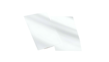 Two slightly tilted, semi-transparent rectangular elements against a black background