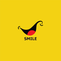 Smile logo and symbol vector