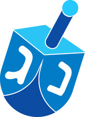 Hanukkah Dreidel Symbols (Hebrew Letters) Icon, symbol.