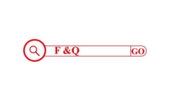 business hand clicking FAQ or Frequently asked questions button on search toolbar with vintage style effect 4k..