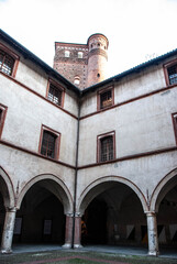 Castle Principles of Acaja, Fossano, Piedmont - Italy