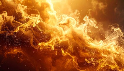 綺麗な幻想的な煙の素材