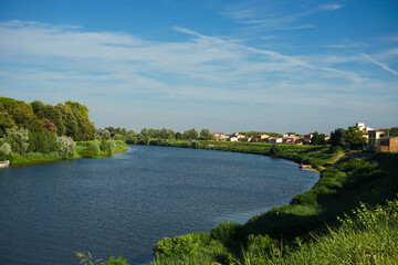 River Arno in Pisa, Tuscany - Italy