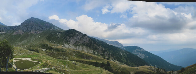 Panoramic view of the Orsiera mountains - Rocciavré Regional Park