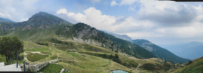 Panoramic view of the Orsiera mountains - Rocciavré Regional Park