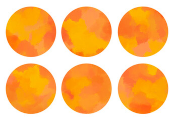 水彩のにじみグラデーションのテキストボックス・フレーム