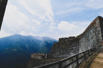 Fenestrelle fortress in Val Chisone, Piedmont - Italy
