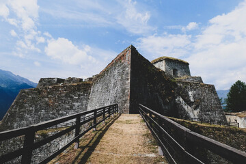 Fenestrelle fortress in Val Chisone, Piedmont - Italy