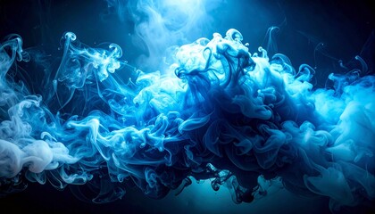 綺麗な幻想的な煙の素材
