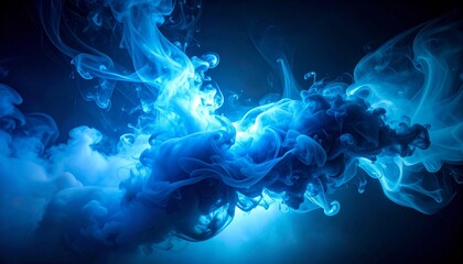 綺麗な幻想的な煙の素材