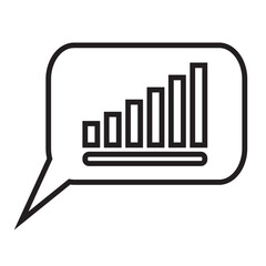 Graphic icon. vektor graphic. Graphic line icon. 