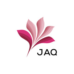 Modern  Tech Logo Design – Futuristic Blue and White Circular Emblem on Black Background, JAQ Later Logo, 

JAQ  logo, JAQ  modern logo design, JAQ  tech logo, JAQ  futuristic logo, JAQ  circular logo