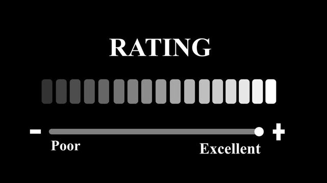 Customer review good rating concept, hand pressing user and five star icon on visual screen for positive customer feedback, testimonial and testimony