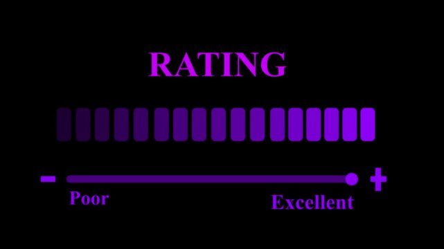 Customer review good rating concept, hand pressing user and five star icon on visual screen for positive customer feedback, testimonial and testimony