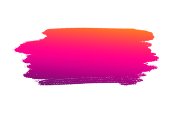 Brush label stripe purple pink. Pink watercolor hand drawn isolated stroke stain on background. Water color wet brush paint aquarelle illustration.