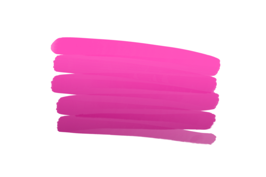 Brush label stripe purple pink. Pink watercolor hand drawn isolated stroke stain on background. Water color wet brush paint aquarelle illustration.