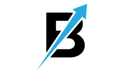 Letter B Financial Logo	
