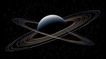 Geometric Earth with Elliptical Satellites