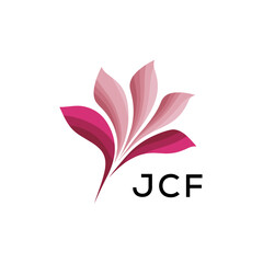 Modern  Tech Logo Design – Futuristic Blue and White Circular Emblem on Black Background, JCF Later Logo, 
