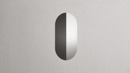 Simple Gray Background with Ellipse