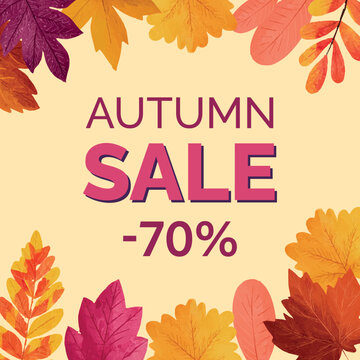 autumn leaves frame