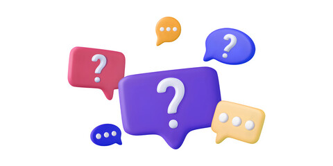 Hd transparent image of question marks suitable for doubt concept designs