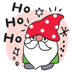 Illustration of a Gnome with a Red Hat