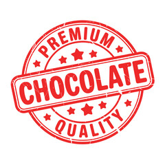 Premium quality chocolate stamp of approval