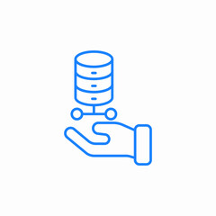 safe database icon sign vector