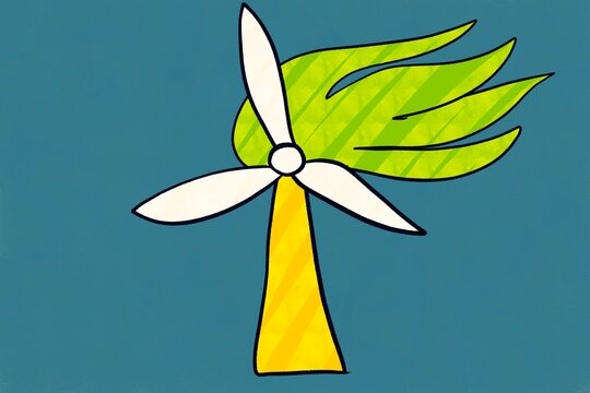 Eco energy icon representing green technology